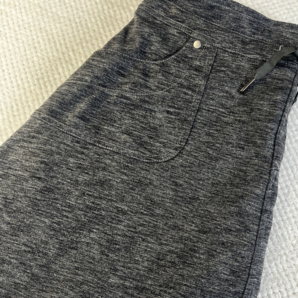 Kuhl Mova Skort Charcoal Heather Grey Athletic Skirt Women Small Drawstring
